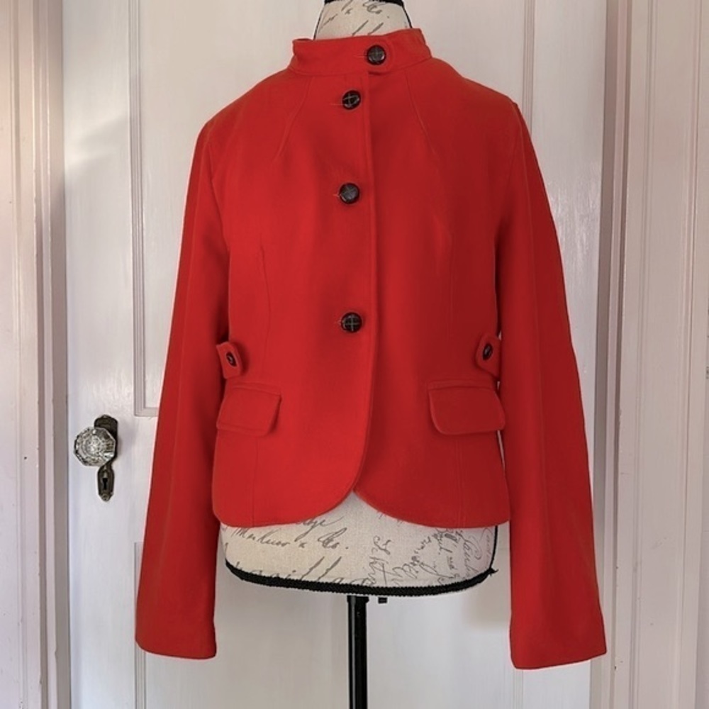 OLD NAVY Women’s Short Wool Military Jacket - Sunset